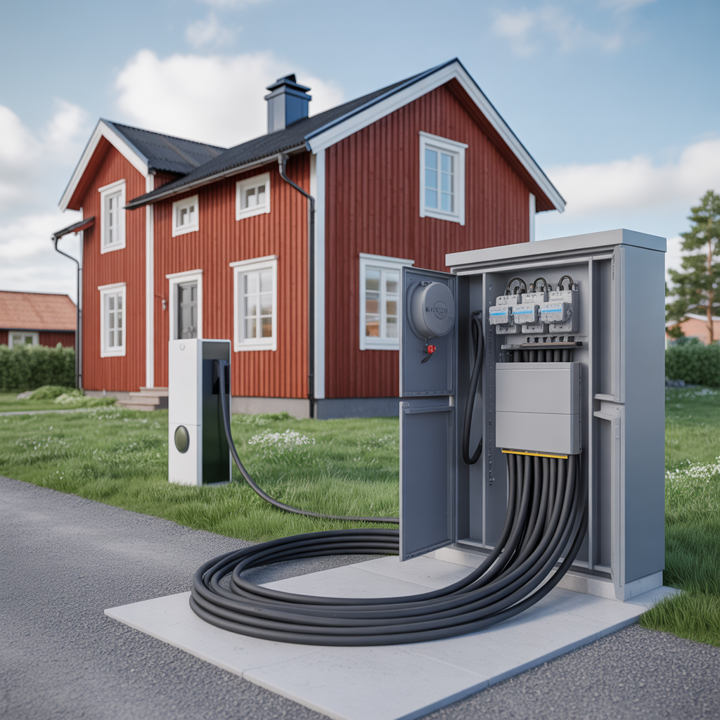 uppgradera till 3 fas i villa kostnad ansokan och tidplan